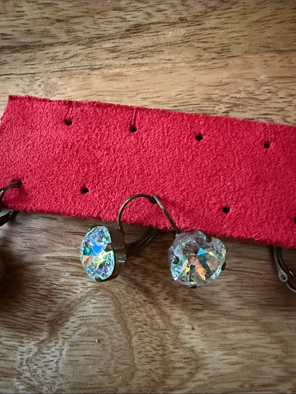Catherine Popesco Iridescent Crystal drop earrings